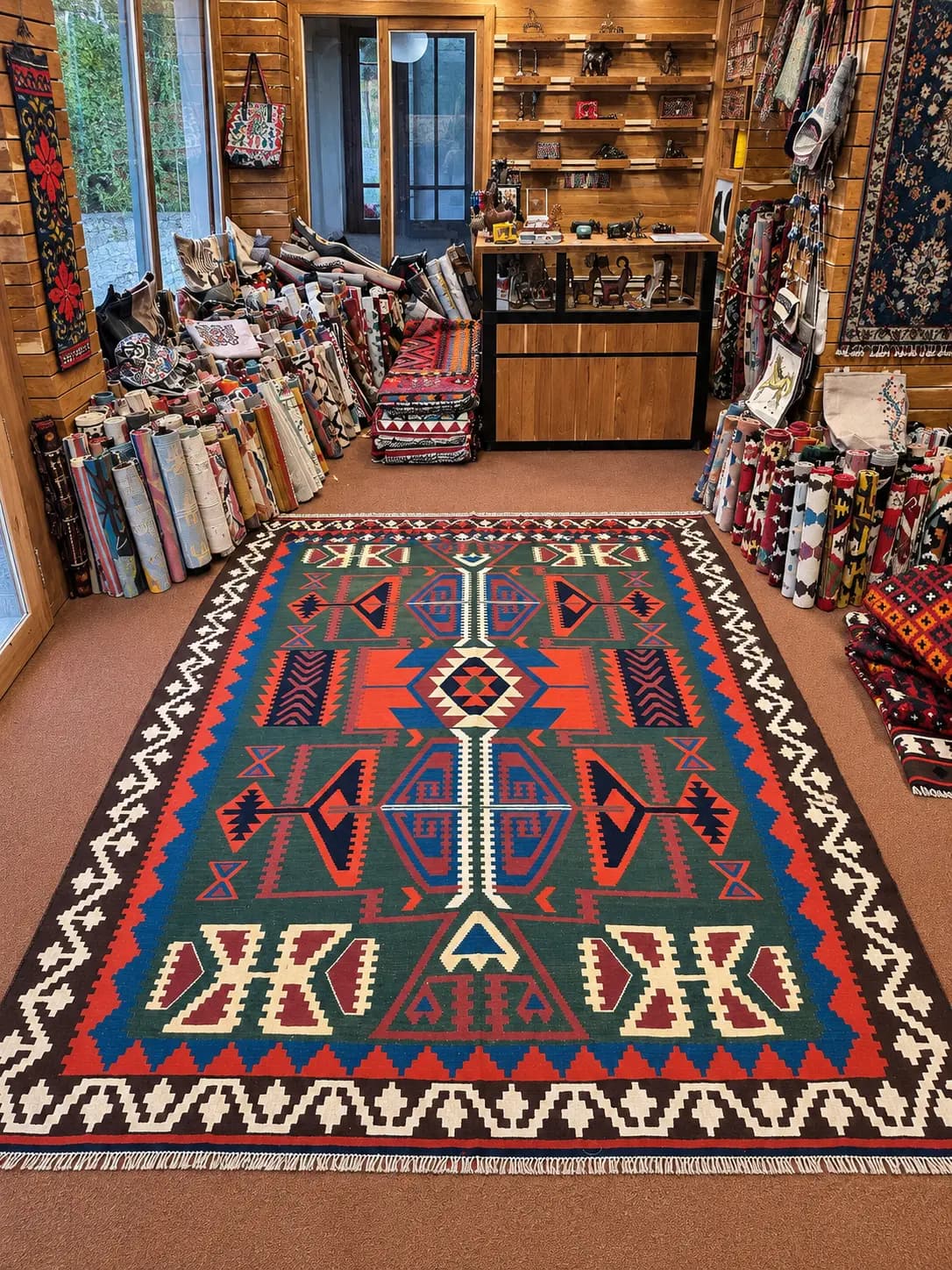 Afghan Kilim Geomatric